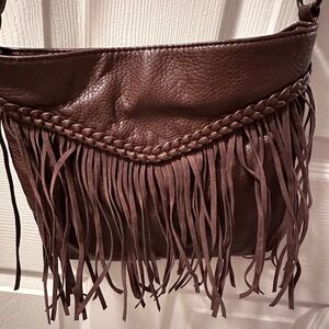Women’s brown shoulder purse